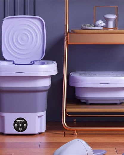 Mini lavadora portatil pregable.